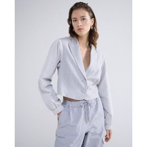 Summum Woman, Dames, Jassen, Grijs, Maat: L Viscose,