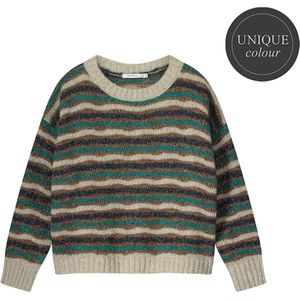 Summum Woman - Multi Colour Alpaca Lurex Trui - Veelkleurig - Dames