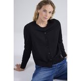 Summum Woman - Gebreid Vest - Bordeaux - Viscose-Polyamide