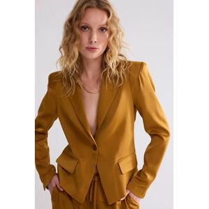 Summum - 1s1211-12124 - Blazer - Camel Brown - Crepe Viscose Blend