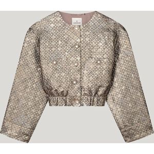 Summum Woman - Lurex Jacquard Jas - Veelkleurig - 100% Polyester