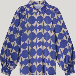 Summum Woman, Dames, Blouses & Shirts, Blauw, Maat: S