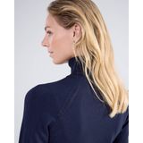Summum Woman - Coltrui - Blauw - Effen - Turtle Neck