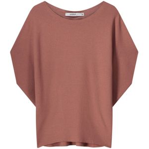 Summum Top Korte Mouw - Oversized Gebreid - Kleur Roze