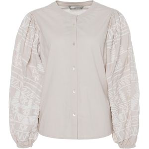 Summum Blouse lange mouw 2s3229-12007 Zand