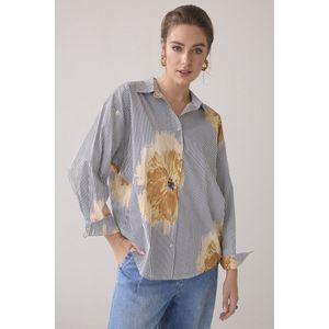 Summum - Blouse Flowers - Kleur - Materiaal
