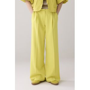 Summum - Wide Leg Pantalon - Geel