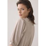 Summum Woman - Lurex Jersey Top - Brons - Lurex Jersey - Korte Mouwen