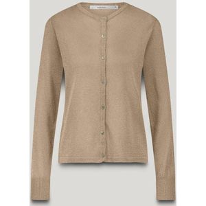Summum Woman - Lurex Gebreide Cardigan - Oranje - 70% Viscose, 15% Polyamide, 15% Metaal