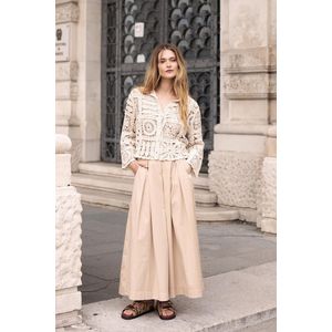 Summum Woman - Culotte - Beige - Stretch Poplin