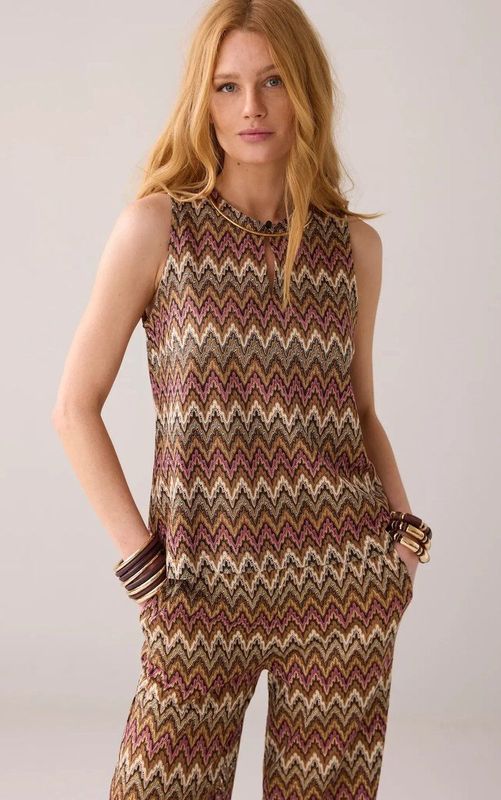 Summum - Mouwloze Top - Multi