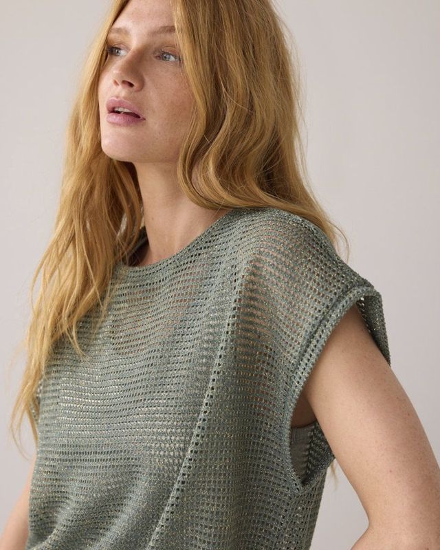 Summum - Top korte mouw 3s5142-30706 - Groen