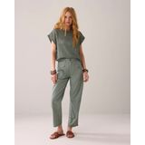 Summum - 3s5142-30706 T-shirt - Oversized - Gauze - Blauw