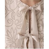 Summum Woman - Blouse - Beige - Laser Cut Dots