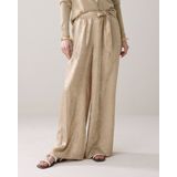 4s2550-12114 - Harembroek - Sesame - Metallic Coating - Hoge Taille