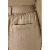 4s2550-12114 - Harembroek - Sesame - Metallic Coating - Hoge Taille