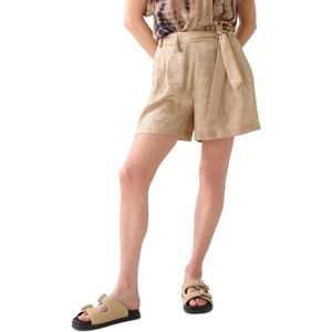 Summum Woman, Dames, Korte broeken, Beige, Maat: XL Lame,