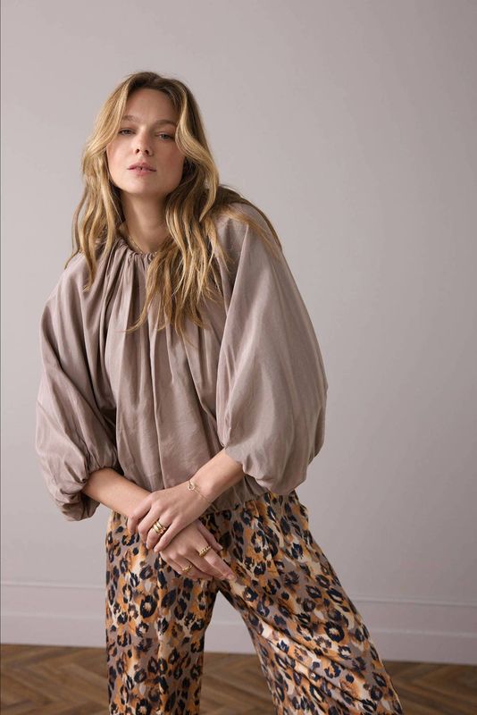 Summum - Wide Leg Regular Waist - Casual Broek - Multi