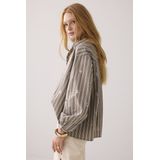 Summum - Blouse 2s3328-12291 - Damesblouse - Gestreept - Met Kraag en Knoopsluiting