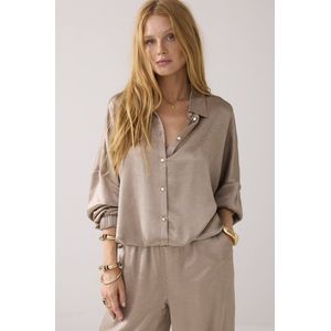 Summum - Blouse lange mouw 2s3145-12294 - Licht beige