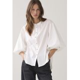 Summum Woman - Blouse Cotton Stretch - Gebroken Wit - Dames