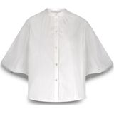 Summum Woman - Blouse Cotton Stretch - Gebroken Wit - Dames