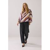 Imprimétops - Multicolour - Top - Wijde Fit - Zigzagprint