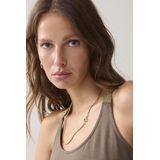 Summum Woman - Top - Groen - Effen - Singlet Crossband Cotton Elastane Basics