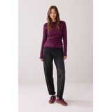 Summum - Mesh Top - Wineberry - Lange Mouwen - Aangesloten Pasvorm