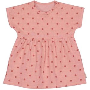 Quapi - Patty - Jurk - Roze - Katoen - Mouwloos met Drukknoopsluiting