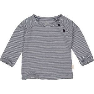 Levv newborn baby jongens shirt Nero aop Blue Night Stripe