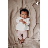 LEVV Newborn baby basic top LNORANOS met ruches offwhite