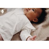 LEVV Newborn baby basic top LNORANOS met ruches offwhite