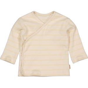 Levv newborn baby jongens shirt Fedde aop Creme Stripe