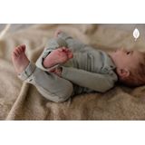 LEVV Baby Gestreepte Regular Fit Broek LNESTORNOS van Biologisch Katoen Zachtgroen