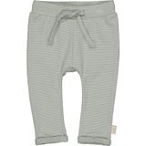 LEVV Baby Gestreepte Regular Fit Broek LNESTORNOS van Biologisch Katoen Zachtgroen