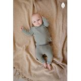 LEVV Baby Regular Fit Broek LNOENOS van Biologisch Katoen Groen