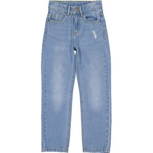 LEVV Skinny Jeans LJAIMY met Slijtage Blue Light Denim