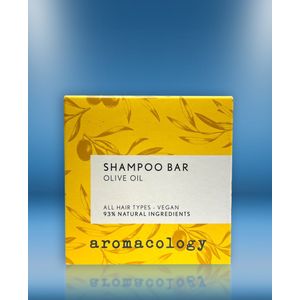 Shampoo bar Olive oil - Olijfolie shampoo blok - Vegan - 80 gram - Aromacology
