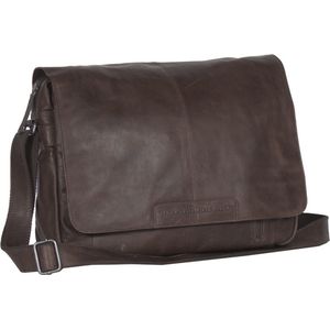The Chesterfield Brand Wax Pull Up Boodschapper Leer 40 cm Laptop compartiment brown