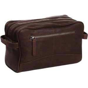 Chesterfield Stefan Leren Toilettas XL - Bruin