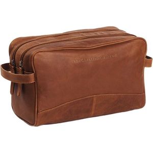 Chesterfield Stefan Leren Toilettas XL - Cognac