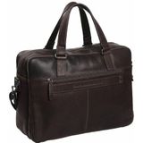 Chesterfield Misha Leren Laptoptas - 17 inch - Donkerbruin