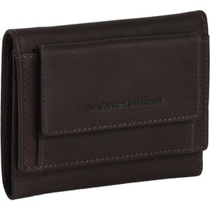 The Chesterfield Brand Wax Pull Up Portemonnee RFID-bescherming Leer 11 cm brown