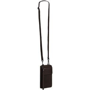 The Chesterfield Brand Wax Pull Up Mobiel Telefoonhoesje Leer 10 cm Brown