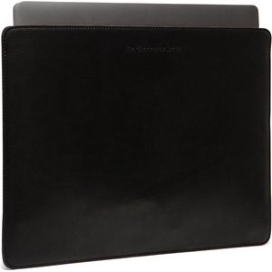 The Chesterfield Brand Leren Laptop Sleeve Zwart Miami 15 Inch