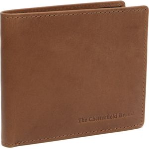 The Chesterfield Brand Wax Pull Up Portemonnee RFID-bescherming Leer 11 cm cognac
