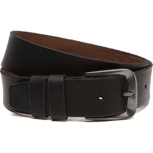 Lindenmann leren riem heren 40 mm breed, herenriem vol