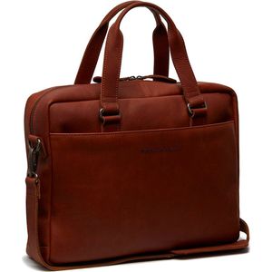 The Chesterfield Brand Leren Laptoptas Cognac Manhattan