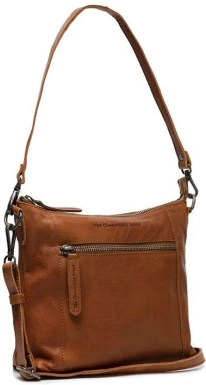 Schultertasche Faro Cognac